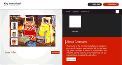 Desktop Screenshot of king-international.com